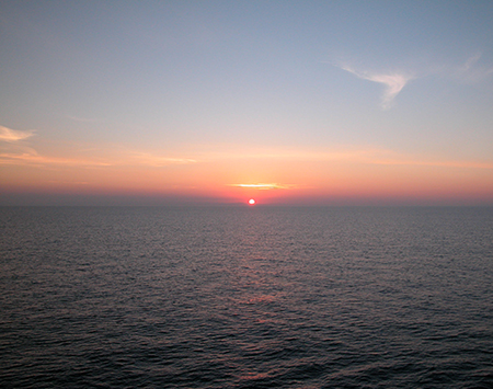 アメリカ本土最南端キーウェストの夕日